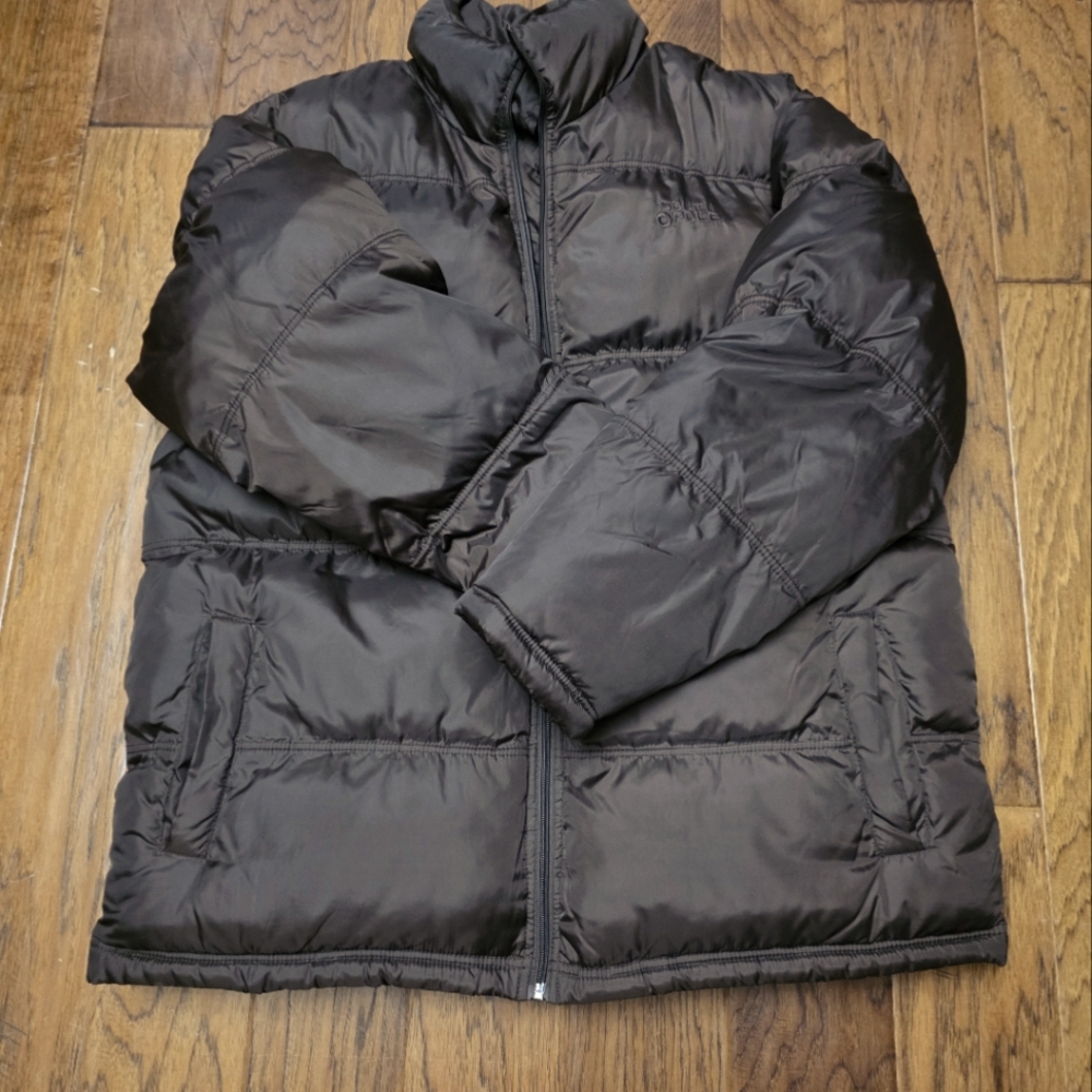 South Pole Brown Puffer Jacket with Quilted Design